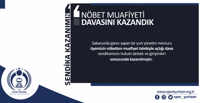 Üyelerimizin Haklarını Korumaya Devam Ediyoruz