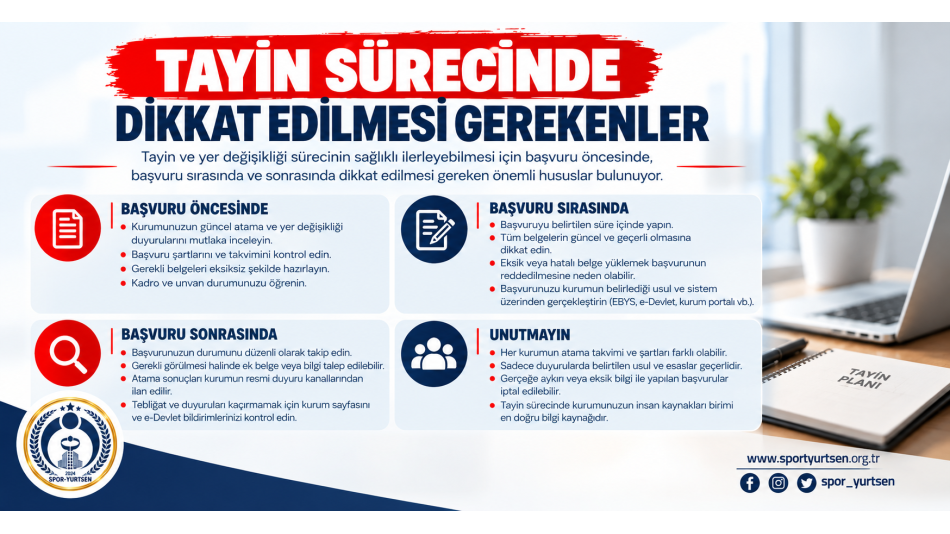 Tayin Sürecinde Dikkat Edilmesi Gerekenler