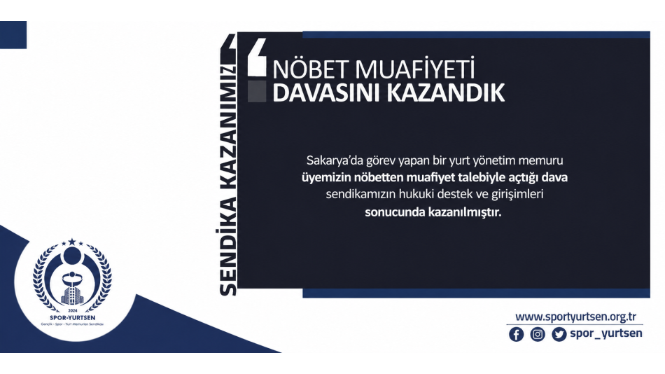 Üyelerimizin Haklarını Korumaya Devam Ediyoruz